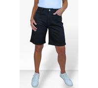 Paulo Due Relaxed Straight Leg Cotton Shorts In Black Black 12