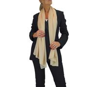 Paulo Due Silk Blend Scarf with Metallic Threads - Medium Beige