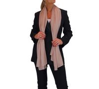 Paulo Due Silk Blend Scarf with Metallic Threads - Rose Gold