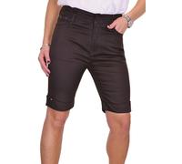 Paulo Due Slim Fit Chino Casual Shorts In Brown Brown 10