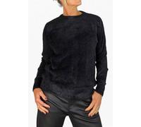 Paulo Due Textured Crew Neck Jumper In Black Black 10-14