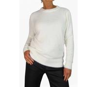 Paulo Due Textured Crew Neck Jumper In Cream Cream 14-18