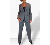 Paulo Due Women's 2 Piece Tailored Trouser Suit - 16 - Grey