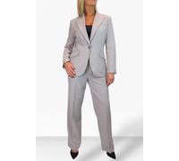 Paulo Due Women's 2 Piece Tailored Trouser Suit - 18 - Light Grey
