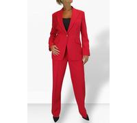 Paulo Due Women's 2 Piece Tailored Trouser Suit - 18 - Red