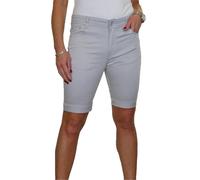 Paulo Due Women's Chino Bermuda Shorts - 12 - Grey