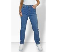 Paulo Due Womens Classic Straight Leg Denim Jeans - 16 - Mid Blue