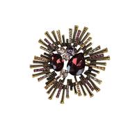 Paulo Due Women's Diamante Large Spray Star Brooch Pin in Bronze Paulo Due Bronze One Size