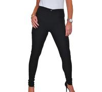 Paulo Due Women's High Waist Skinny Trousers - 16 - Black