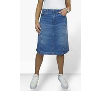 Paulo Due Women's Panelled Denim A Line Skirt - 12 - Mid Blue