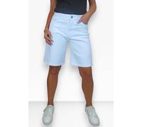 Straight Leg Cotton Shorts Relaxed Fit Paulo Due White 18
