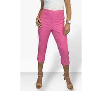 Paulo Due Women's Slim Fit Stretch Cropped Trousers - 12 - Pink