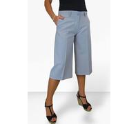 Paulo Due Women's Smart Cropped Leg Culotte Trouser - 22 - Light Grey