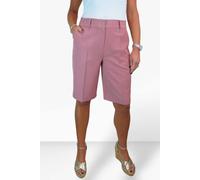 Paulo Due Women's Smart Pleated Tailored Shorts - 14 - Dusty Pink