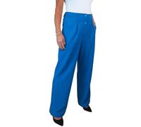 Paulo Due Women's Smart Wide Leg Office Trousers with Pockets | High Waisted Formal Trousers, Ladies Office Wear / Workwear
