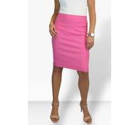 Paulo Due Women's Stretch Bodycon Pencil Skirt 22" - 18 - Bright Pink