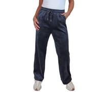 Paulo Due Women's Stretch Corduroy Trousers with Elasticated Waist Ladies Relaxed Leg Trousers Dark Grey 8-18 (8-10)