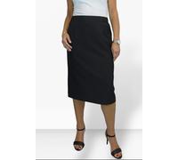 Paulo Due Women's Tailored Midi Pencil Skirt - 22 - Black