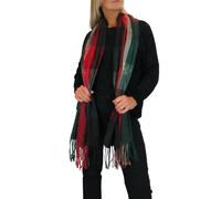 Paulo Due Wool Blend Pashmina Scarf With Floral Details - Burgundy