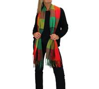 Paulo Due Wool Blend Pashmina Scarf With Floral Details - Multi