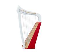Paulownia Wood Portable Harp - Color Blocking Design, 8 Strings/15 Strings/19 Strings Harp for Adult Professional Beginner, with Carrying Bag&Tuner(15 Strings C)