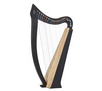 Paulownia Wood Portable Harp - Color Blocking Design, 8 Strings/15 Strings/19 Strings Harp for Adult Professional Beginner, with Carrying Bag&Tuner(19 Strings C)