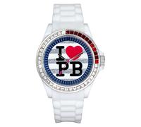 Paul's Boutique Luna White Strap Watch