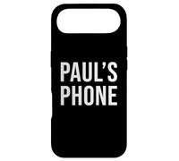 Paul's Phone Black White Name Paul Case for iPhone Air