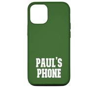 Paul's Phone Funny Paul Name Personalized Green Case for iPhone 12/12 Pro