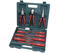 PaulStore 11PC Quality Electricians Screwdriver Set Tool Electrical Fully Insulated +Case