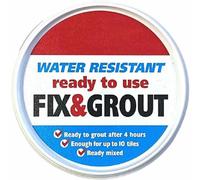 PaulStore 2-Pack Waterproof Tile Adhesive and Grout - Ready Mixed White Ceramic Wall Tile Fix & Sealant, Quick Drying Moisture Resistant Formula for Kitchen & Bathroom (500g x 2)