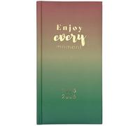 PaulStore 2025-2026 Slim Week to View Mid Year Academic Diary Student Teacher Planner (Multi Coloured Terrazzo)