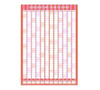 PaulStore 2026 2027 Large Academic Mid Year Wall Planner Calendar A1 Size 840 x 600mm (Pink)