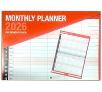 PaulStore 2026 A3 LARGE PRINT CALENDAR - MONTH TO VIEW - WALL HANGING PLANNER - 5 COLUMN.