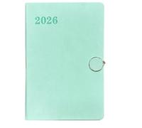 PaulStore 2026 A5 Day A Page Diary Address Book Megnatic Flexi Designer Diary (Purple)