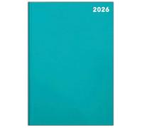 PaulStore 2026 Diary A4/A5/A6 Pastel Colour Fashion Week to View, Day A Page Desk Diary (Green, A5 Week To View)