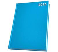 PaulStore 2026 Diary A4/A5/A6 Pastel Colour Fashion Week to View, Day A Page Desk Diary (Light BLue, A4 Day A Page)