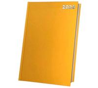 PaulStore 2026 Diary A4/A5/A6 Pastel Colour Fashion Week to View, Day A Page Desk Diary (Yellow, A5 Week To View)