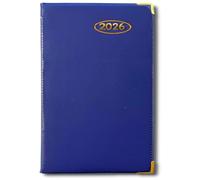 PaulStore 2026 DIARY POCKET SMALL WEEK TO VIEW WITH METAL EDGE (Blue)