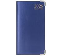 PaulStore 2026 DIARY SLIM LINE WEEK TO VIEW WITH METAL EDGE (Blue)