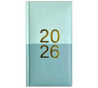 PaulStore 2026 Diary Slim Week to View Fashion Holographic Animated With Colourful Design (Green)
