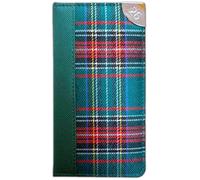 PaulStore 2026 Pocket Week to View Tartan Material Slim Pocket Designer Diary (Green)