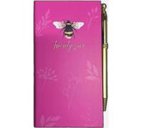 PaulStore 2026 Slim Week To View Slim WTV Diary & Pen: Botanical Diary (Pink Botanical)