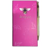 PaulStore 2026 Slim Week To View Slim WTV Diary & Pen: Botanical Diary (Pink Tropical)