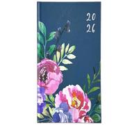 PaulStore 2026 Slim Week To View Vintage Flowers & Typo Designer Diary