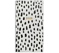 PaulStore 2026 Week To View Slim Textured Linen Stars And Strip Diary (Stars & Strip)