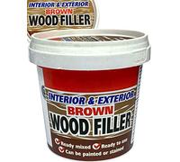 PaulStore 2Pcs Ready Mixed Brown Wood Filler Cracks Remover 500g For Interior & Exterior