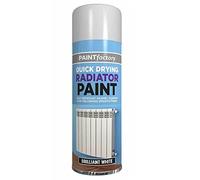 PaulStore 2x Spray Paint Aerosol Primer Matt Gloss Metallic Chalk Glitter Wood Metal Plastic (White Radiator)
