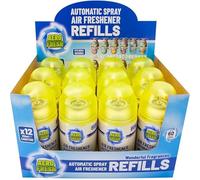 PaulStore 3 X FRESH AUTOMATIC SPRAY REFILLS 250ML AIR FRESHNER ODOURS CHOSE YOUR OWN (Cream Freesia Blooms)
