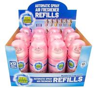PaulStore 3 X FRESH AUTOMATIC SPRAY REFILLS 250ML AIR FRESHNER ODOURS CHOSE YOUR OWN (Mangolia & Cherry)